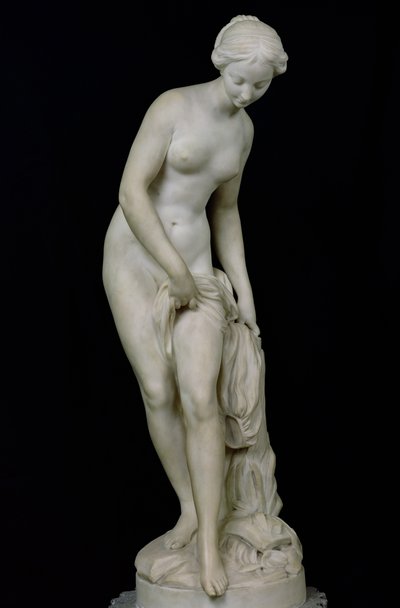 Badende steigt in ein Bad, 1757 von Etienne Maurice Falconet